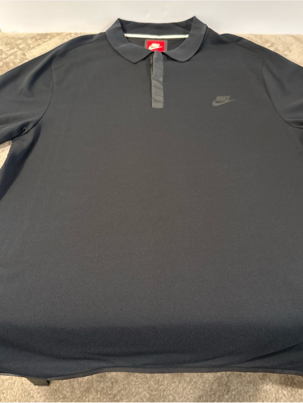 Mens Nike Performance Polo Shirt - Size XL - Blk/Blk - 727342 010